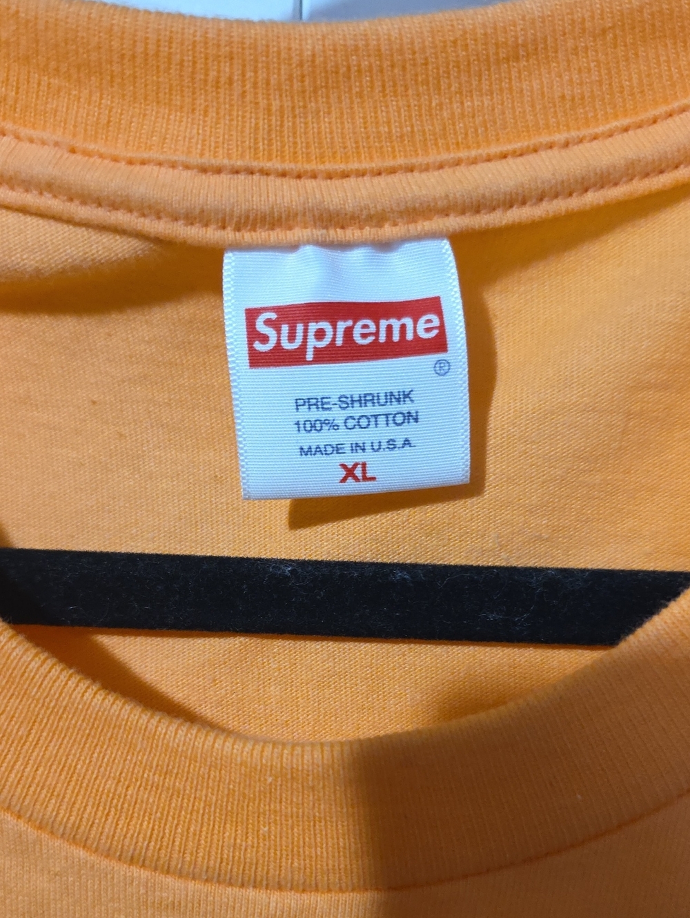 Supreme Orange Graphic Skull Tee - Picture 3 of 3